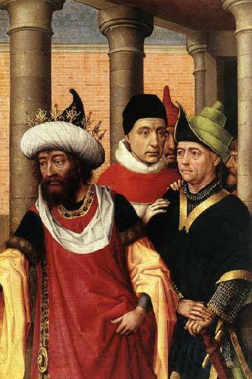 WEYDEN, Rogier van der Group of Men Spain oil painting art